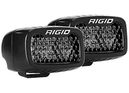 Rigid Industries Sr-m series pro spot diffused midnight surface mount | pair