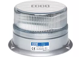 Ecco Safety Group Led beacon: reflex, 12-24vdc, clear lens, amber illumination