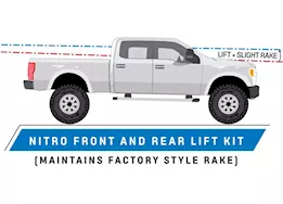 ProComp 03-c toyota 4runner nitro 3in leveling lift kit; 3in front/2in rear