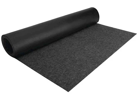 Performance Tool ABSORBENT FLOOR MAT, 20FT X 7.4FT, CUT TO FIT, BLACK