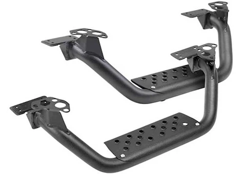 Go Rhino 4IN DROP DOWN STEPS/STRAIGHT (PAIR) DOMINATOR D6 SIDESTEPS ONLY FOR RUNNING BOARD
