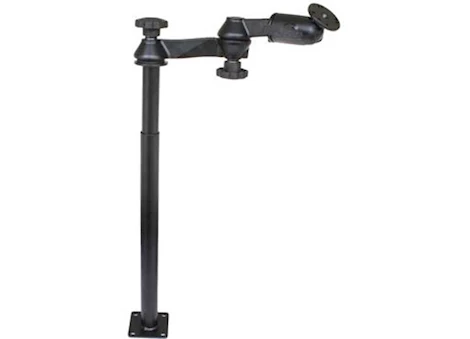 Ram mounts tele-pole w/ 12in & 18in poles, double swing arms & round plate Main Image