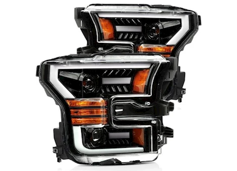 AlphaRex USA 15-17 f150/17-20 f150 raptor pro-series projector headlights black Main Image