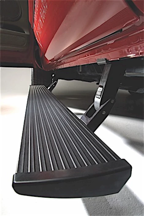 Amp Research 07-17 tundra crewmax/double cab plug and play powerstep w/light kit Main Image