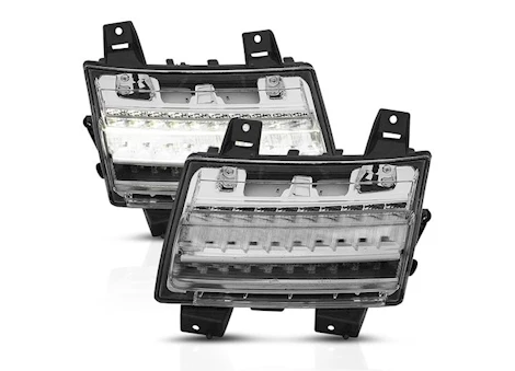 Anzo, Usa 18-C WRANGLER JL LED CHROME CLEAR W/ SEQUENTIAL SIGNAL