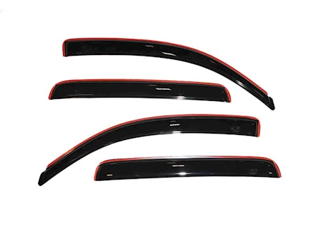 Auto Ventshade Smoke In-Channel Ventvisors - 4-Piece for Double Cab Main Image