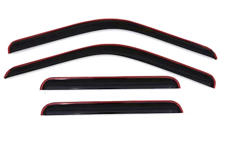 Auto Ventshade Smoke In-Channel Ventvisors - 4-Piece Set for Crew Cab Main Image