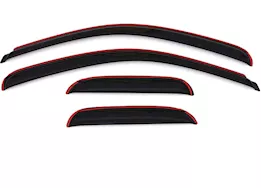 Auto Ventshade Smoke In-Channel Ventvisors - 4-Piece Set for Extended Cab