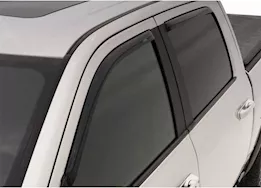 Auto Ventshade Smoke In-Channel Ventvisors - 4-Piece Set for Crew Cab