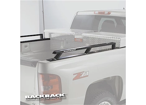 Backrack Side rails, 6.5 ft bed, 2019-2019 silverado/sierra 21in toolbox w/o carbonpro bed Main Image