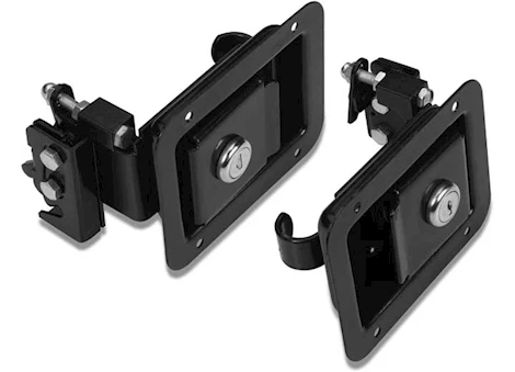 Bestop Inc. 97-06 jeep wrangler set of two paddle-style door handle latch kit-black Main Image