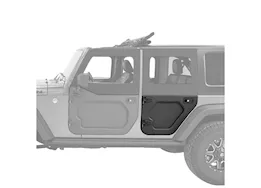 Bestop Inc. 07-18 jeep wrangler jk core door; lt rear; black