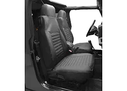 Bestop Black Denim Front Seat Covers