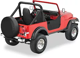 Bestop Inc Baja Half Doors For 76-86 Jeep CJ7