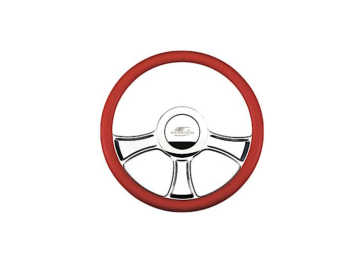 Billet Specialties 30765 14 Chicayne Half Wrap Billet Steering Wheel Billet Specialties 30765 14 Chicayne Half Wrap Billet Steering Wheel