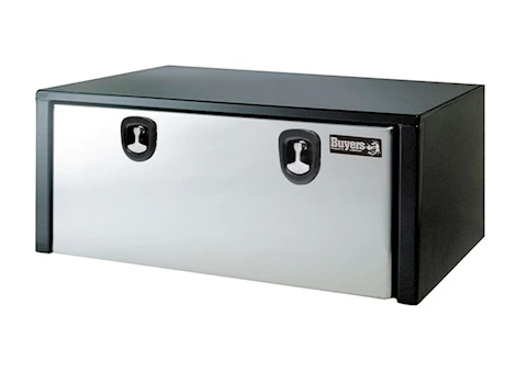 Buyers Products Toolbox , 18 x 18 x 48, Pol Stainless Steel Dr, Black