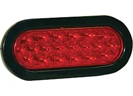 Buyers Products 6-1/2 In. Led Oval Stop/Turn/ Tail Light W Grommet And Plug
