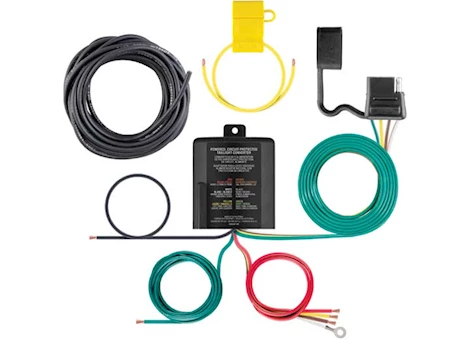 Curt Manufacturing Multi-function tail light converter w/pvm wiring kit(includes fuse&holder/connectors& ties) Main Image