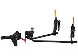 Curt Manufacturing Trutrack 2point 8-10k trailer-mounted weight distribution system w/sway control