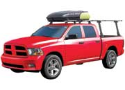 Draw-Tite Black aluminum removable truck bed rack 400lb capacity no drill mount