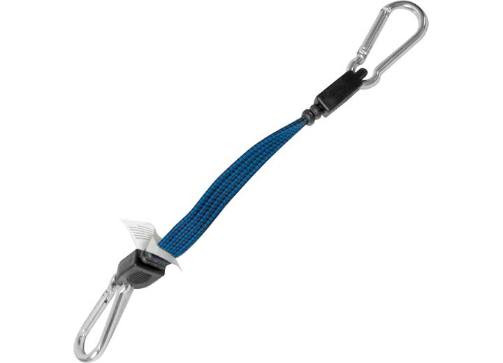 Draw-Tite Carabiner fat strap cord - 15in blue Main Image