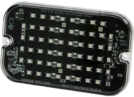 Ecco Safety Group Surface mount amber led head 56 high intense leds 15 flash patterns Main Image