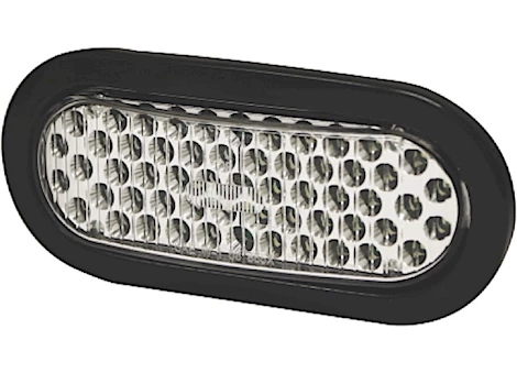 Ecco Safety Group Directional led: oval grommet mount, 12vdc, 8 flash patterns, w/ plug, clear Main Image