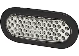 Ecco Safety Group Directional led: oval grommet mount, 12vdc, 8 flash patterns, w/ plug, clear
