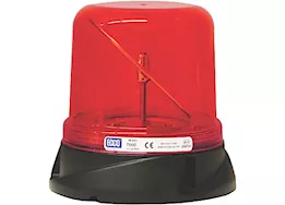 Ecco Safety Group Led hybrid beacon: rotoled, 12-24vdc, red