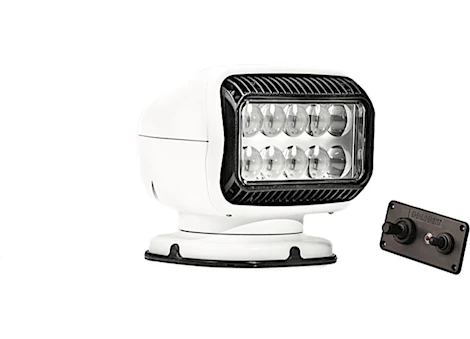 Golight RadioRay GT Series Permanent Mount LED Spotlight w/Hardwired Remote - White