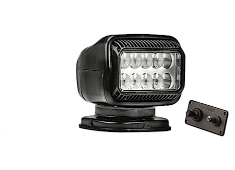 Golight RadioRay GT Series Permanent Mount LED Spotlight w/Hardwired Remote - Black