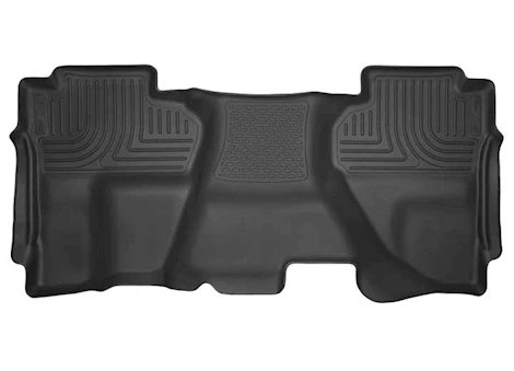 Husky Liner 14-17 silverado/sierra double cab 2nd seat floor liner (full coverage) x-act contour series black Main Image