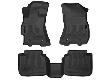 Husky Liner 15-c legacy/outback front & 2nd seat floor liners black Main Image