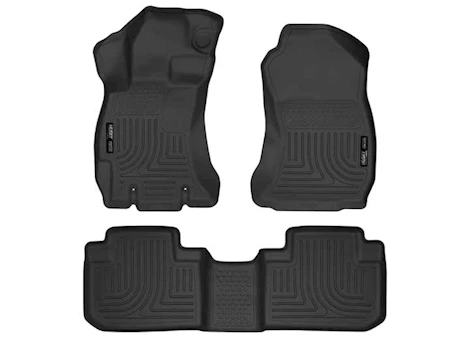 Husky Liner 14-17 forester front/2nd seat liners weatherbeater black Main Image