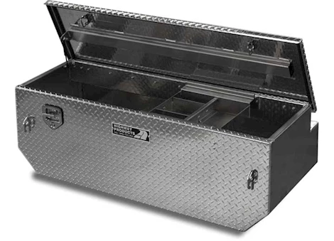 Highway Products 61X19.5X30 5TH WHEEL BOX WITH DIAMOND PLATE BASE/DIAMOND PLATE LID