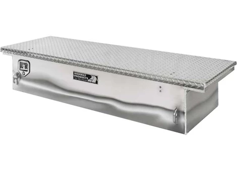 Highway Products 70x13.5x23 low profile tool box with tank brite base/diamond plate lid Main Image