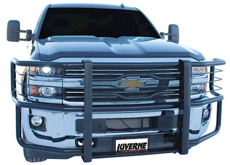 Luverne Truck Equipment 14-15 silverado/sierra 1500 black bracket package only front frame reinforcement compatible Main Image