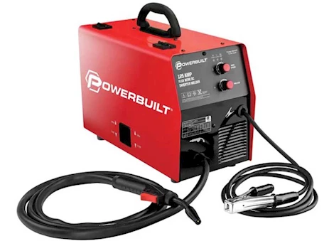 Powerbuilt/Cat Tools 125a portable igbt inverter wire feed flux core welder Main Image