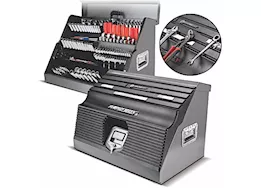 Powerbuilt/Cat Tools 26in rapid toolbox w/ magnet cover (grey)