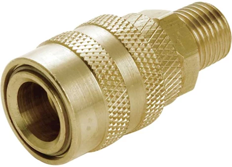 Performance Tool 1/4in npt male ind brass coupler Main Image