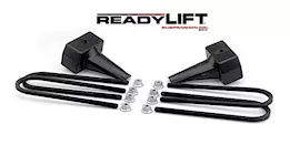ReadyLift Suspension 5in tapered rear block kit 1 drive shaft 99-10 f250/f350/f450