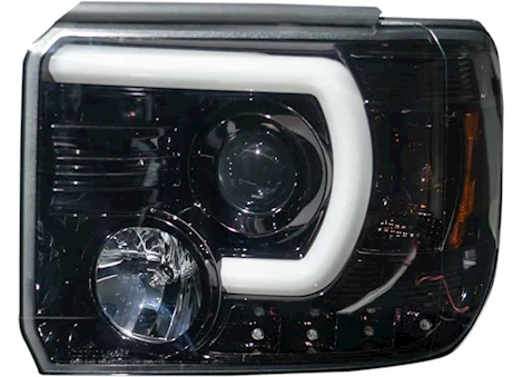 Recon Truck Accessories 14-18 sierra 1500/14-19 sierra 2500/3500 projector headlights-smoked/black Main Image