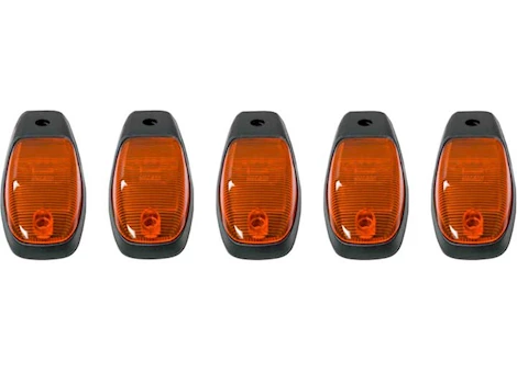 Recon Truck Accessories 19-c ram 2500/3500(5-piece set)amber cab roof light lens with amber ultra high-power leds Main Image