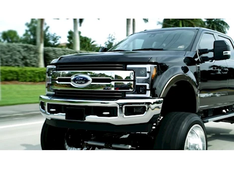 Recon Truck Accessories 17-19 f250/f350/f450/f550(replaces factory halogen headlights)smoked/black Main Image