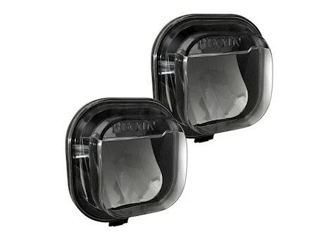 Recon Truck Accessories 11-14 f250/350/450/550 superduty led fog lights 2-piece set - smoked / black Main Image