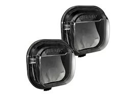 Recon Truck Accessories 11-14 f250/350/450/550 superduty led fog lights 2-piece set - smoked / black