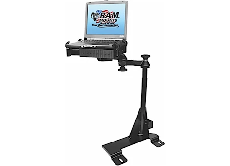 RAM MOUNTS NO-DRILL LAPTOP MOUNT FOR 95-15 FORD ECONOLINE VAN + MORE
