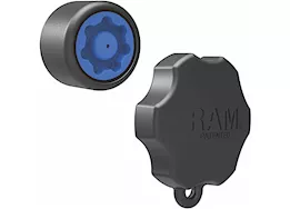 Ram mounts pin-lock security knob w/ 7-pin pattern for b size socket arms