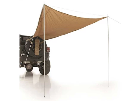 Smittybilt Trail shade instant vehicle 10ft canopy; gray shade Main Image