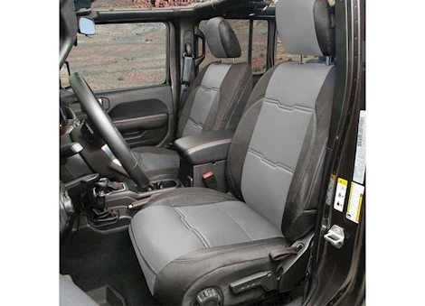 Smittybilt neoprene seat cover set front/rear - charcoal gen 2 Main Image